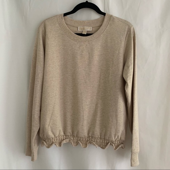 ⚡️SALE⚡️Michael Kors Oat Ruffle Top - Picture 3 of 8